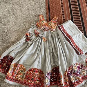Kutchy Embroidered Chaniya choli/lehenga